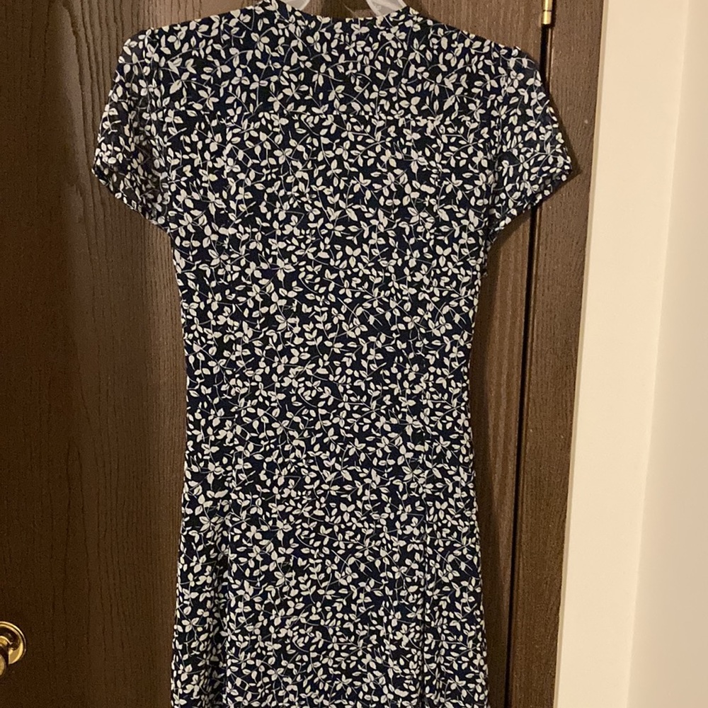 MSK short sleeved navy floral dress - Picture 3 of 3